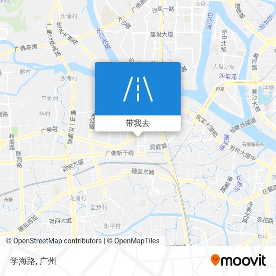 学海路地图