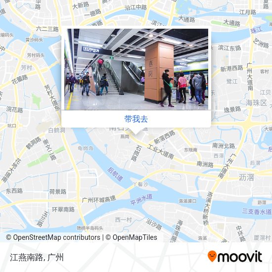 江燕南路地图