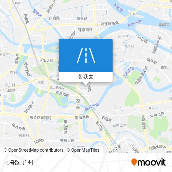 C号路地图