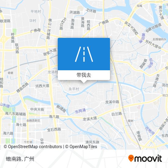 蟾南路地图