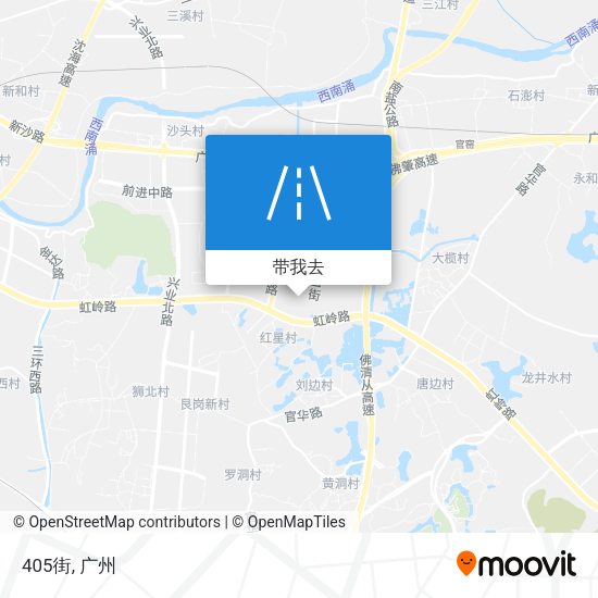 405街地图