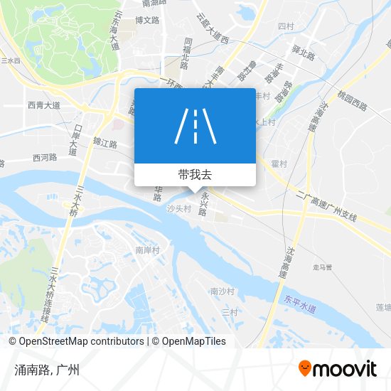 涌南路地图