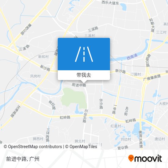 前进中路地图