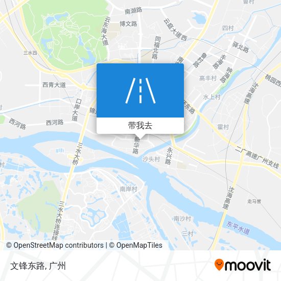 文锋东路地图