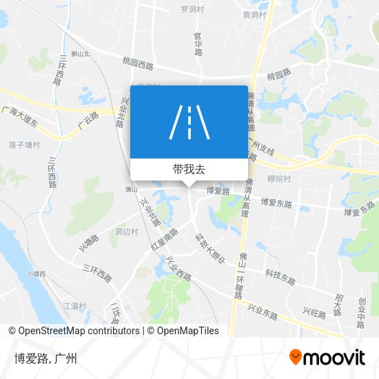 博爱路地图