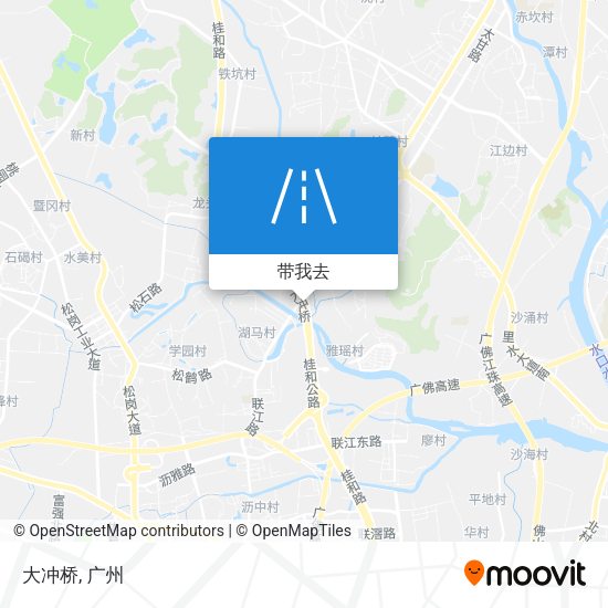 大冲桥地图