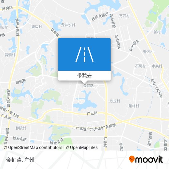 金虹路地图