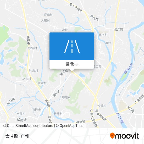 太甘路地图