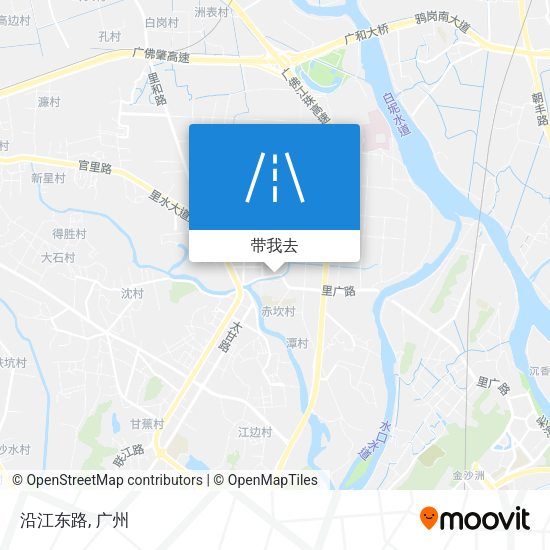沿江东路地图