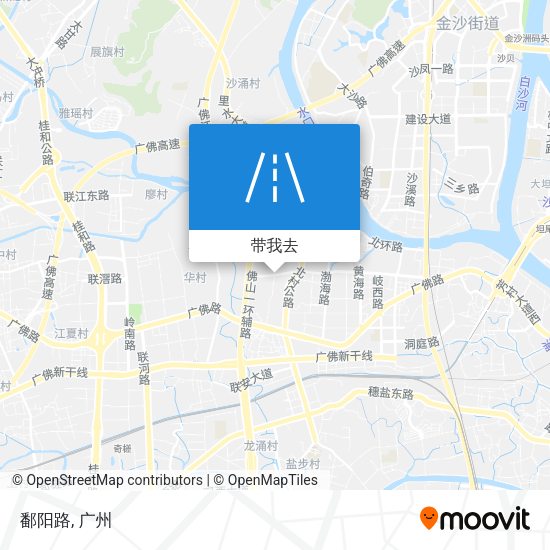 鄱阳路地图