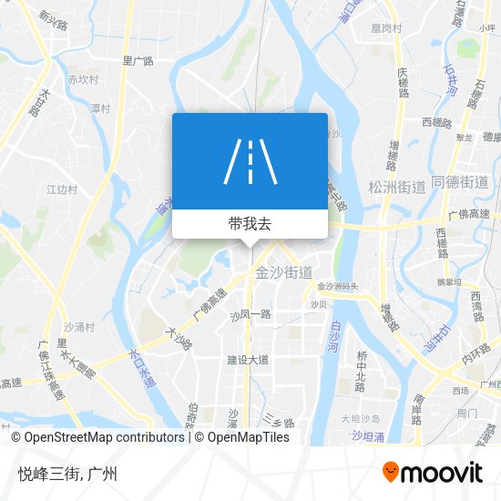 悦峰三街地图