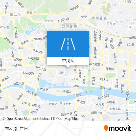东泰路地图