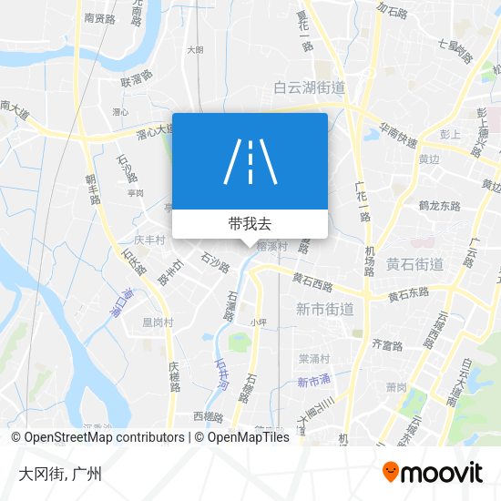大冈街地图