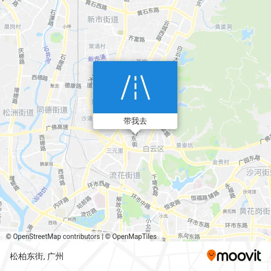松柏东街地图
