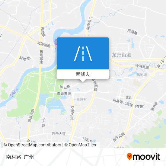 南村路地图