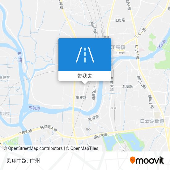 凤翔中路地图