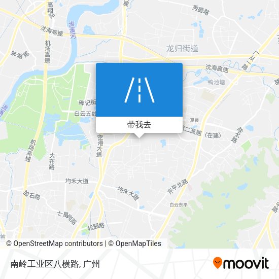 南岭工业区八横路地图