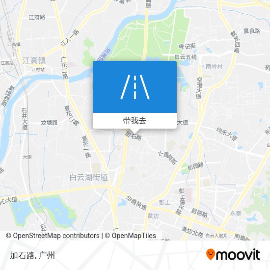 加石路地图