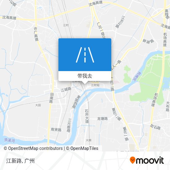 江新路地图