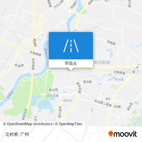 北村桥地图