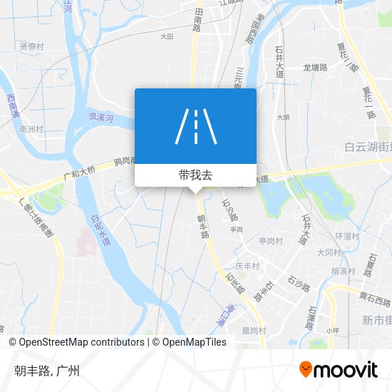 朝丰路地图