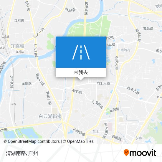 清湖南路地图