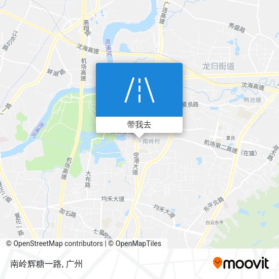 南岭辉糖一路地图