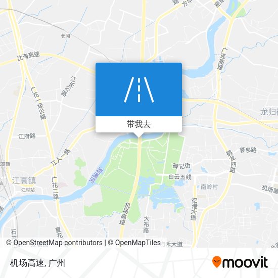 机场高速地图