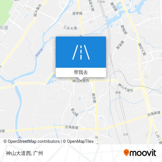 神山大道西地图