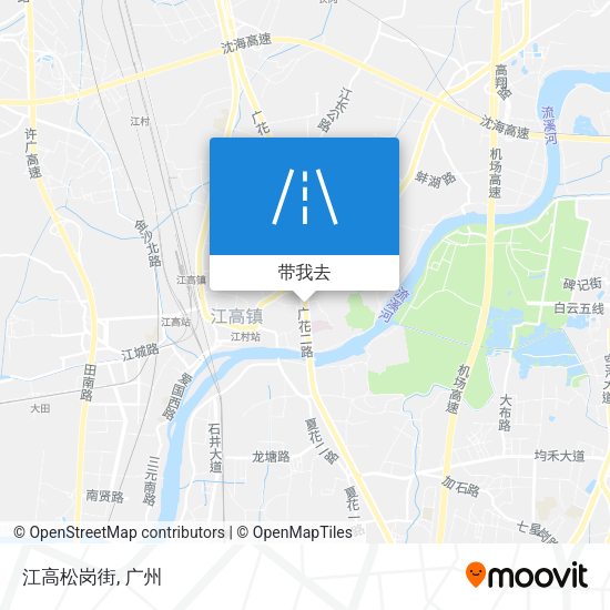江高松岗街地图