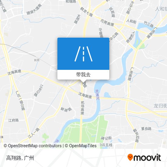 高翔路地图