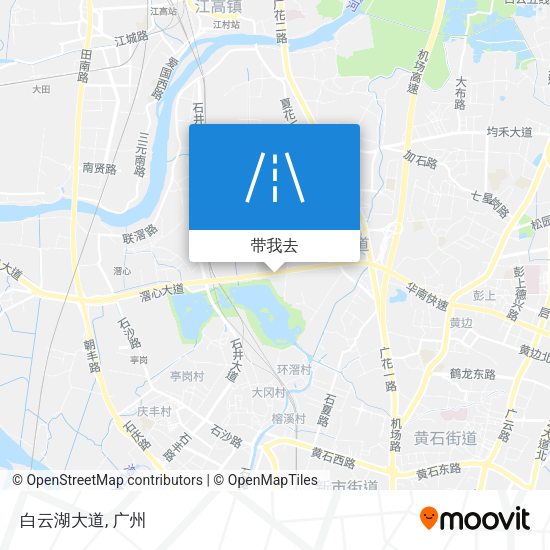 白云湖大道地图