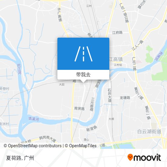 夏荷路地图