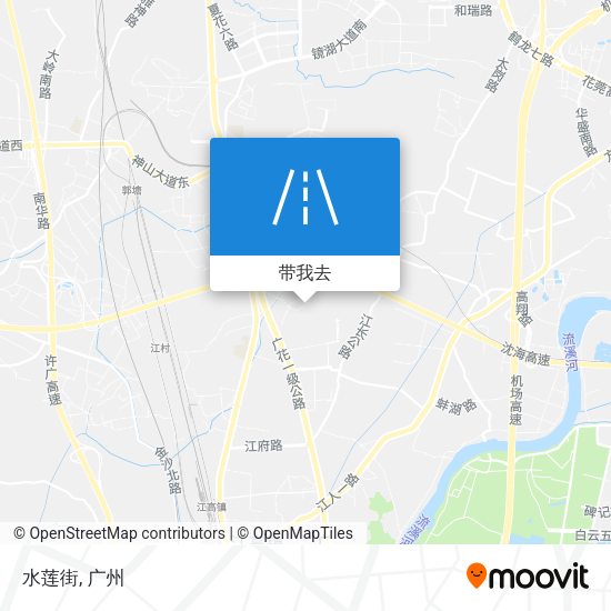 水莲街地图