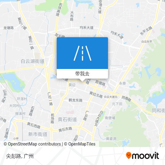 尖彭路地图