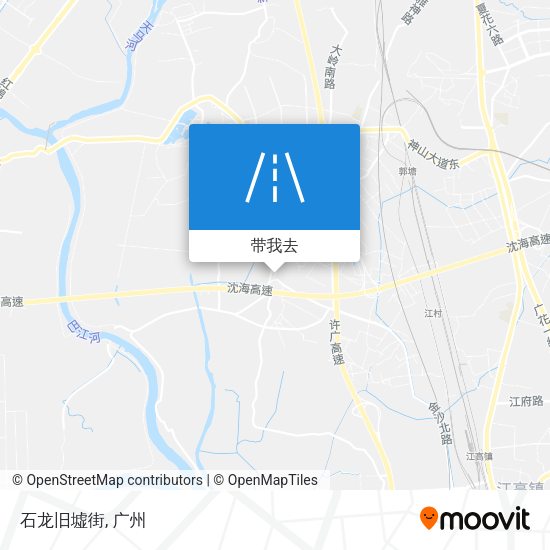 石龙旧墟街地图
