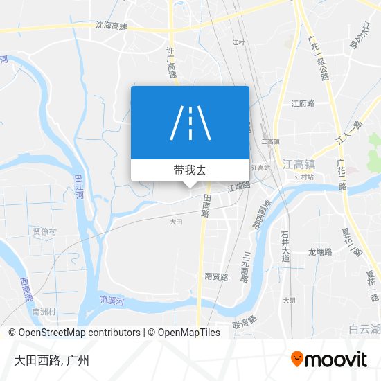 大田西路地图