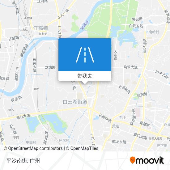 平沙南街地图