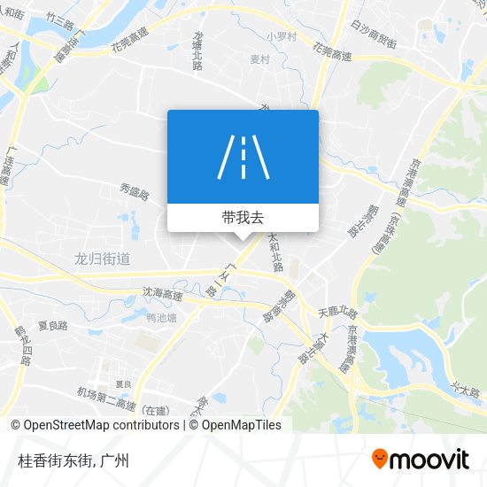 桂香街东街地图