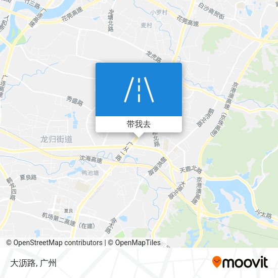 大沥路地图