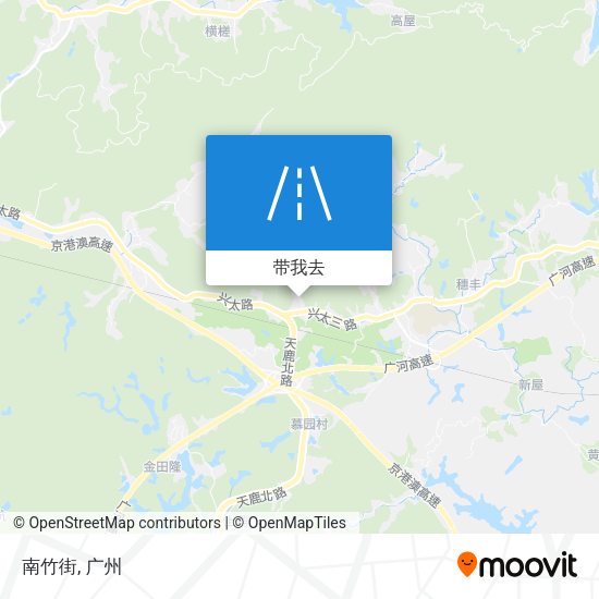 南竹街地图