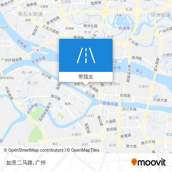 如意二马路地图