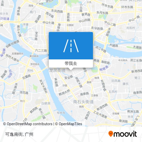 可逸南街地图