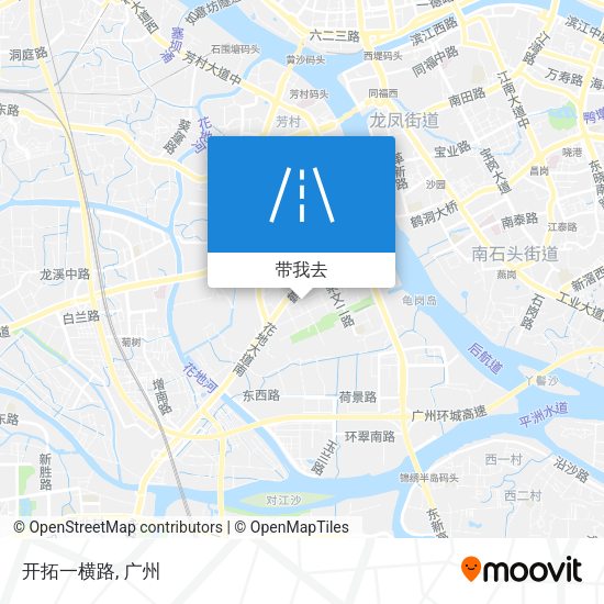 开拓一横路地图