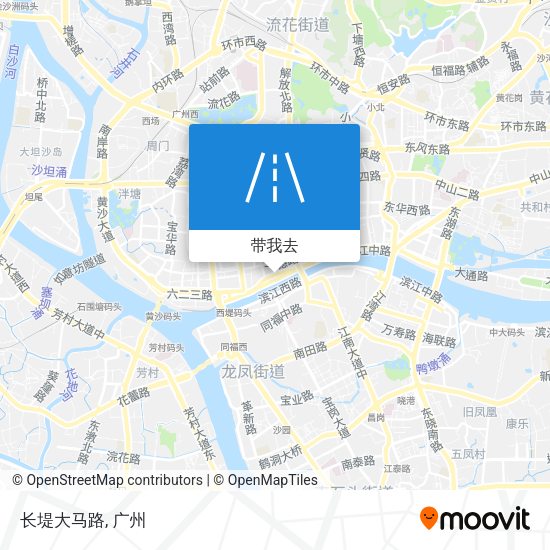 长堤大马路地图