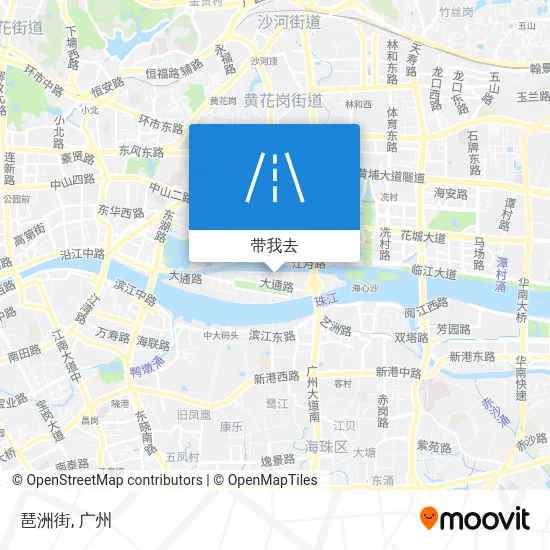 琶洲街地图