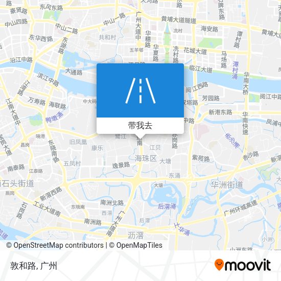 敦和路地图