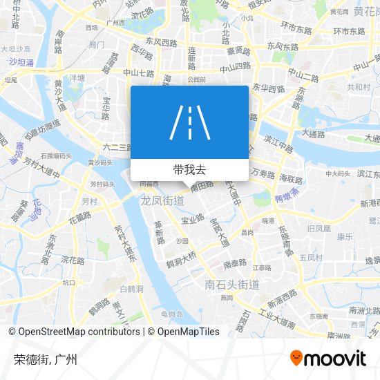 荣德街地图