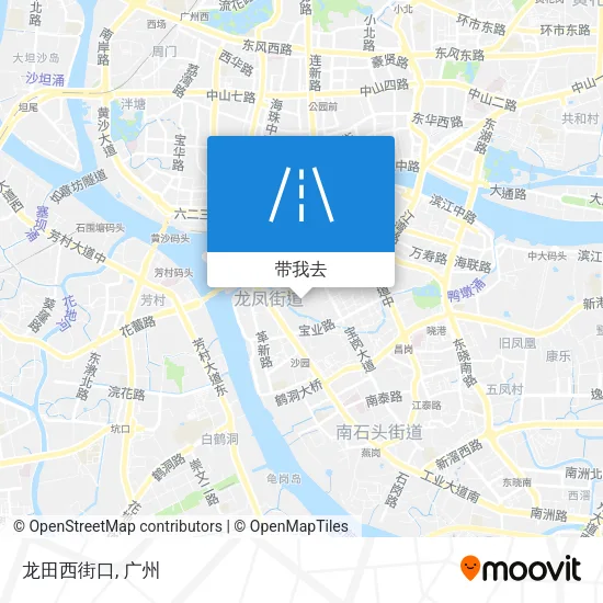 龙田西街口地图