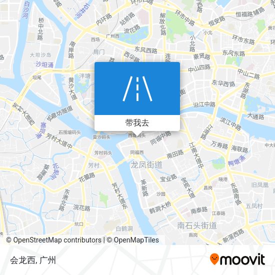 会龙西地图